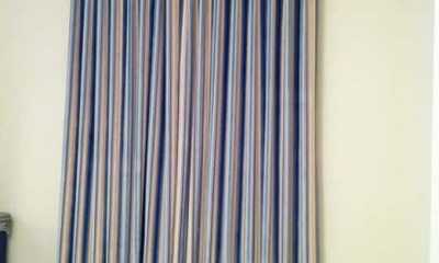 Velvet curtains in the boys room - machine washable