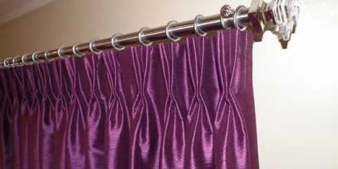 Purple blackout fabric
