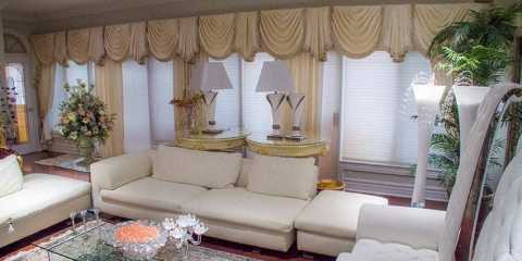 Luxurious custom window treatments By Prestige Decor.