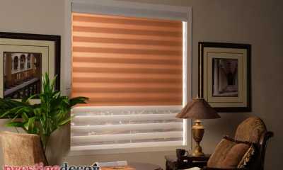 With our tri-shade horizontal blinds you have the blackout option as well as total lighting and privacy control.