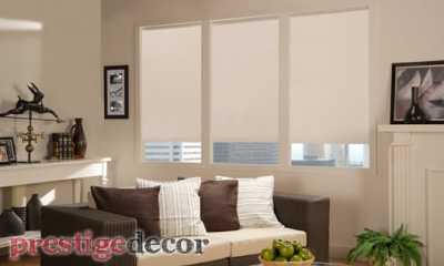 Match your existing interior with our roller shades. Choose from a large variety of colours and textures.
