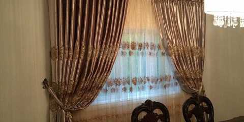 Dining room curtains with sheers