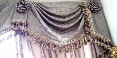 Beautiful swags and curtains