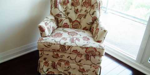 Custom chair reupholstery
