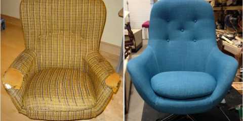 It's hard to even tell that this is the same chair. It's safe to say that we revived it : )