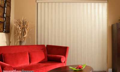 Our Vertical Blinds give you total lighting control. Keep them closed for full privacy.