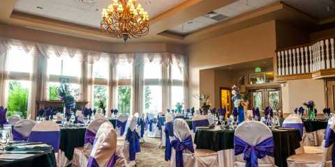 Wedding reception commercial curtains