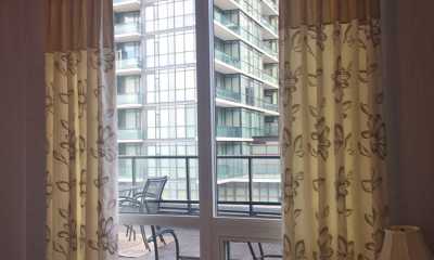 Window covering in luxury Toronto condo