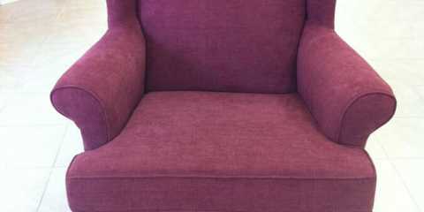 Wing Chair after upholstery