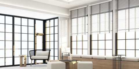 Bay Window Blinds And Curtains