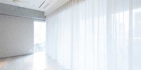 White Clear Condo Curtains