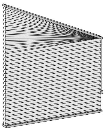 Angle Top blinds / Shades