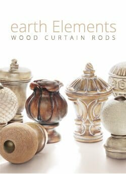 Wood Curtain Rods - Earth Elements