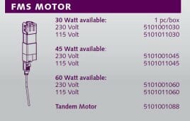 FMS - Motor Specifications