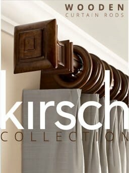 Wood Curtain Rods - Kirsch Collection