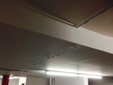 ibeam curtain track commercial installation