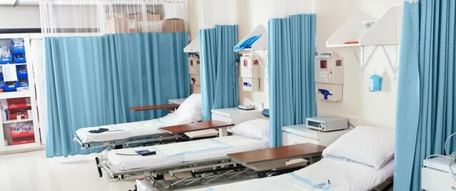 We Carry Fire Retardant Curtains for Healthcare