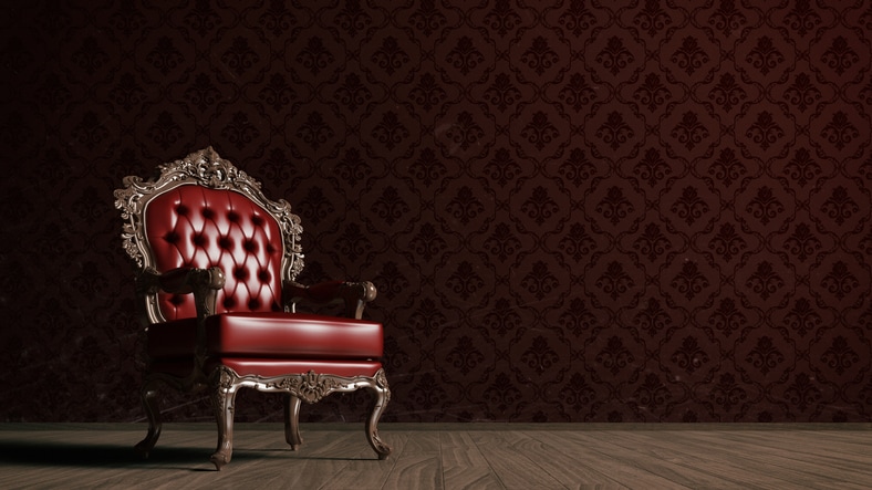 Vintage Red Armchair