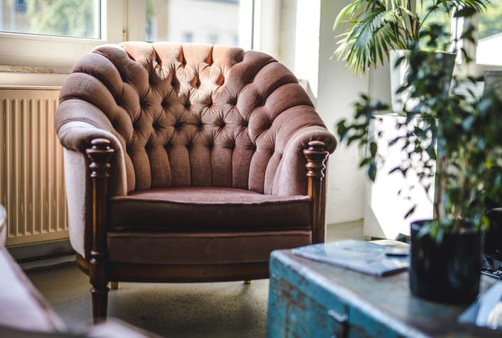 upholstered chair