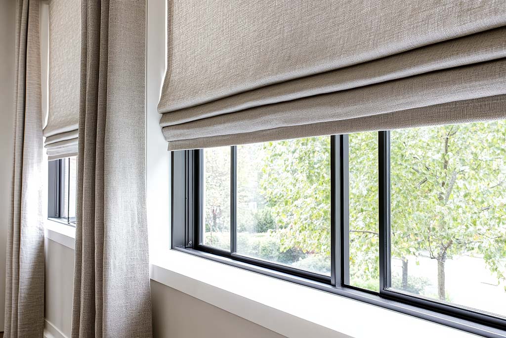 motorized roman blinds